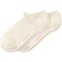 2 Paar Damen Sneaker-Socken mit Rollbündchen