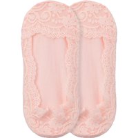 1 Paar Damen Füsslinge mit Spitze