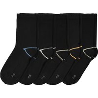 5 Paar Jungen Socken mit dezenten Streifen