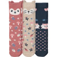 3 Paar Mädchen Kniestrümpfe im Set