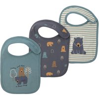 3 Baby Lätzchen mit Tier-Motiven