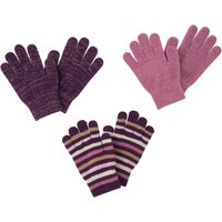 3 Paar Mädchen Handschuhe im Set