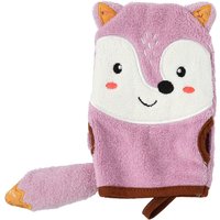 Waschhandschuh mit Fuchs-Design