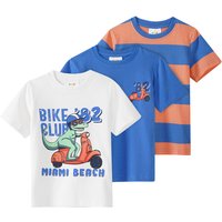 3 Jungen T-Shirts in verschiedenen Dessins