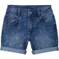 Jungen Jeansshorts mit Palmen