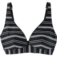 Damen Bikinioberteil mit Streifen