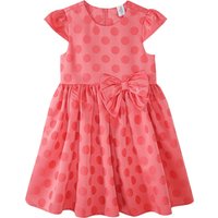 Festliches Mädchen Kleid mit Punkte-Allover