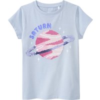 Mädchen T-Shirt mit Wendepailletten