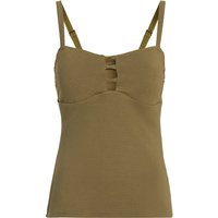 Damen Shape-Tankinioberteil aus Strukturstoff
