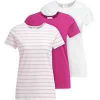 3 Damen T-Shirts in verschiedenen Dessins