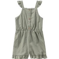 Mädchen Leinen-Jumpsuit in unifarben