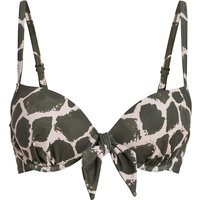 Damen Bikinioberteil im Animal-Look