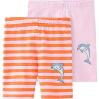 2 Baby Radler mit Delfin-Print