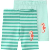 2 Baby Radler mit Seepferdchen-Print