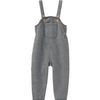 Baby Wollwalk-Latzhose mit Umschlagbündchen