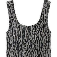 Damen Sport-Bustier im Animal-Look