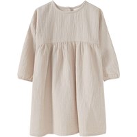 Mädchen Musselin-Kleid mit Teilungsnaht