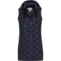 Damen Steppweste mit abnehmbarer Kapuze
