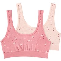 2 Mädchen Bustiers mit Webbund