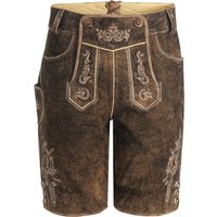 Herren Lederhose mit Stickereien