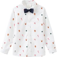 Jungen Weihnachtshemd mit Fliege