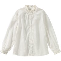 Mädchen Bluse in Unifarben