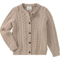 Mädchen Strickjacke mit Zopfstrickmuster