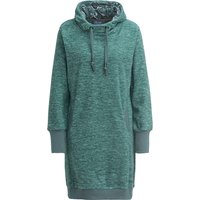 Damen Fleecekleid mit Kapuze