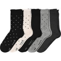 5 Paar Damen Socken mit Viskose