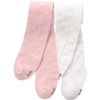 2 Baby Strumpfhosen mit Ajour-Muster