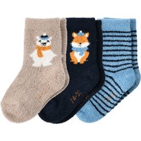 3 Paar Baby Kuschelsocken im Set