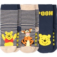 3 Paar Winnie Puuh Stoppersocken im Set