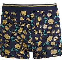 Herren Retroshorts mit Zitronen allover