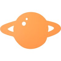 Metall-Wanddeko in Planeten-Optik