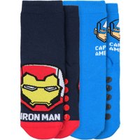2 Paar MARVEL Avengers Stoppersocken im Set