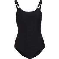 Damen Shape-Badeanzug mit Streifenstruktur