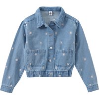 Mädchen Jeansjacke mit Stickerei