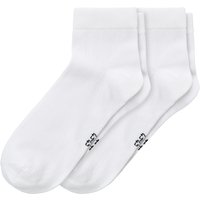 2 Paar Herren Sneaker-Socken unifarben
