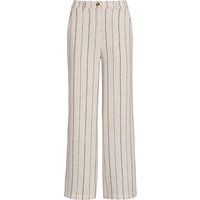 Damen Leinen-Hose mit Streifen