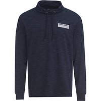 Herren Langarmshirt mit Schalkragen