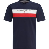 Herren T-Shirt mit Farbteiler