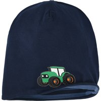 Jungen Beanie mit Traktor-Print
