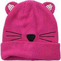 Mädchen Strickmütze im Katzen-Design