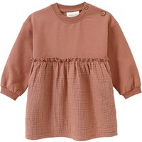 Baby Kleid aus Sweat und Musselin