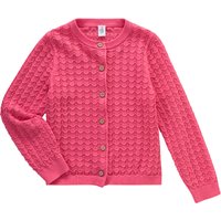 Mädchen Strickjacke mit Ajour-Muster