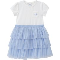 Mädchen Kleid mit gestuftem Tüllrock