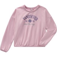 Mädchen Sweatshirt im Cropped-Style