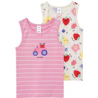 2 Baby Unterhemden mit Bauernhof-Motiven