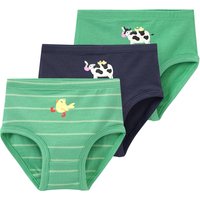 3 Baby Slips mit Tier-Motiven