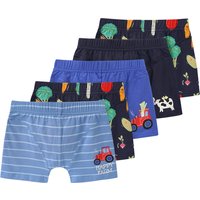 5 Jungen Boxer mit Bauernhof-Motiven
